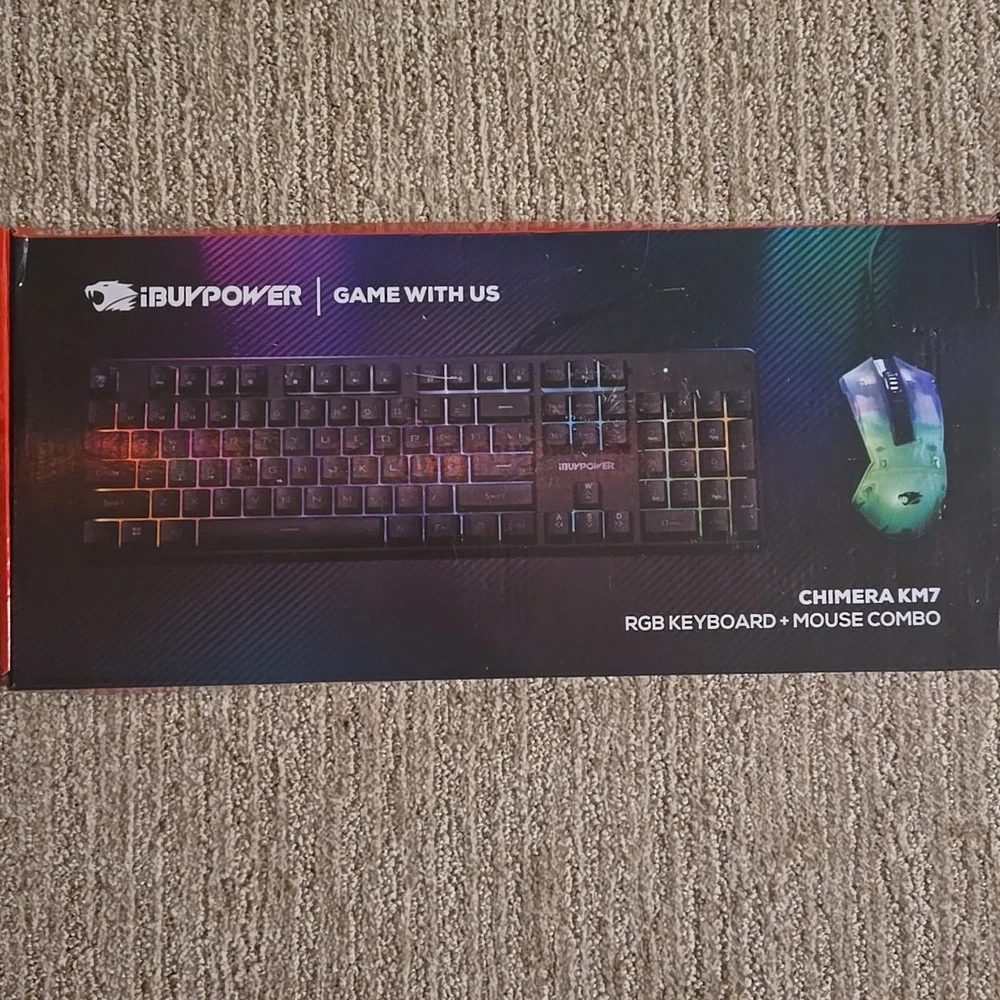 Chimera KM7 RGB Keyboard and Mouse Combo - Black